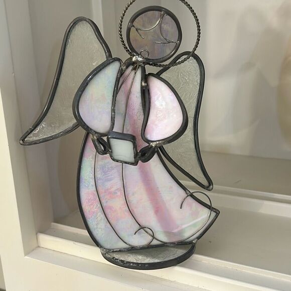 Hand Crafted Other - Stained Glass Pink Angel